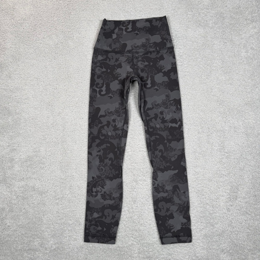 Lululemon Align High-Rise Pant 25 Heritage 365 Camo Deep Coal Multi Size 2 Grey